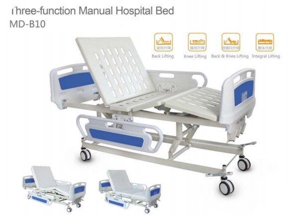 Three-function Manual Hospital Bed MD-B10