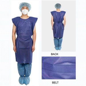 Short sleeve isolation gown