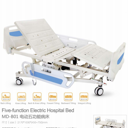 Five-function Electric Hospital Bed MD-B01